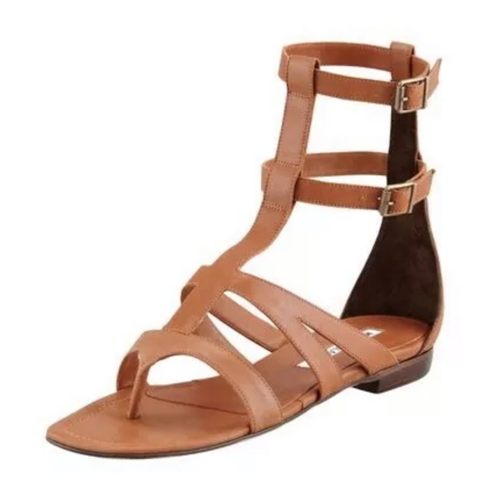 MANOLO BLAHNIK Eliza Caged Sandals